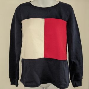 Tommy Hilfiger colourblock logo pullover sweater sweatshirt